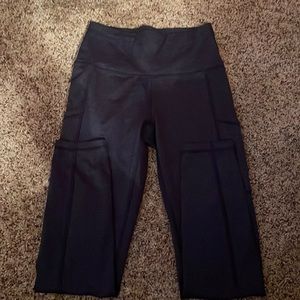 Navy blue leggings